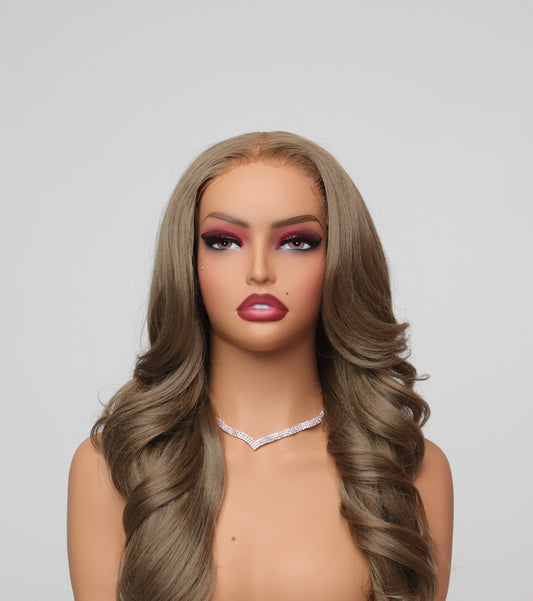 Ash Blonde Fiber Wig