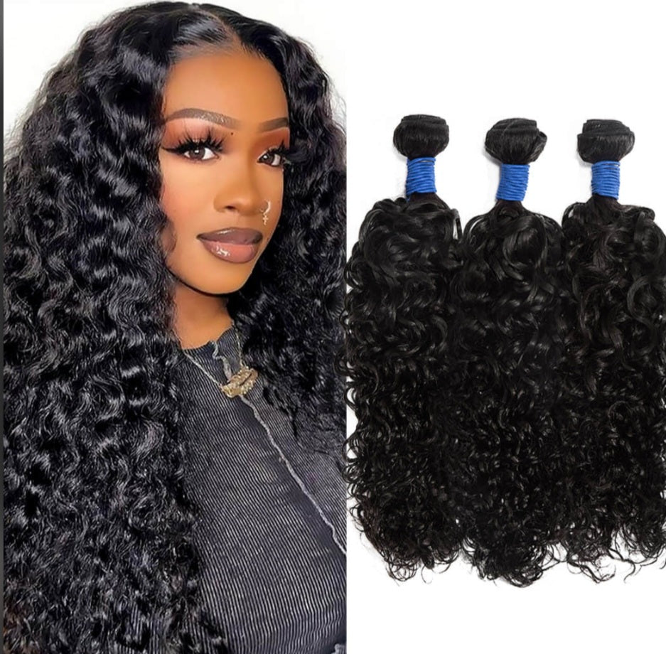 100% Human Water Wave Human Wig