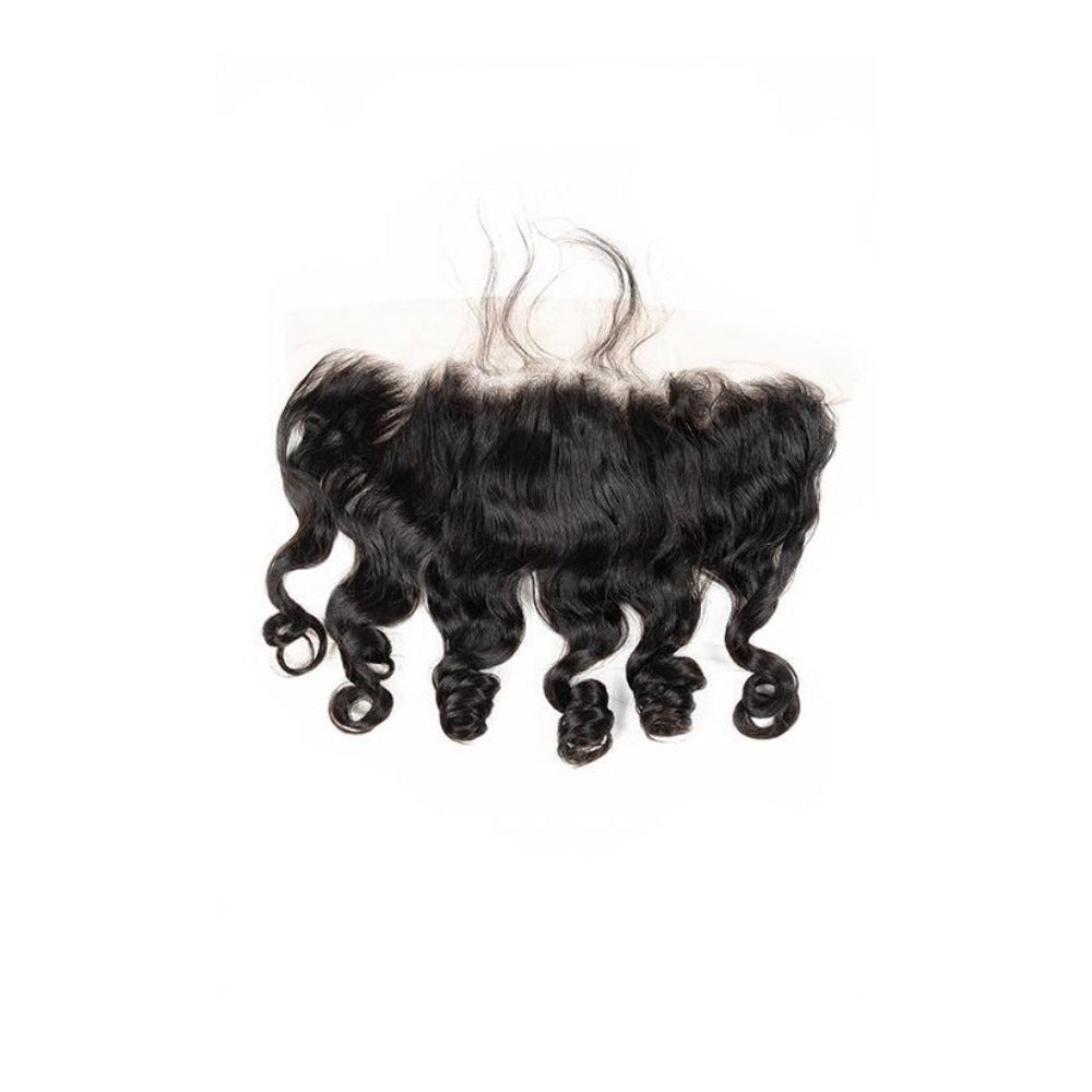 This is a full Frontal to enhance your sides and to keep stress off your edges, and this is a great way to have a protective style and if you do not want the wig appearance  then you can do the bundles with adding a frontal to complete the whole look. with 100% Body wave frontal.